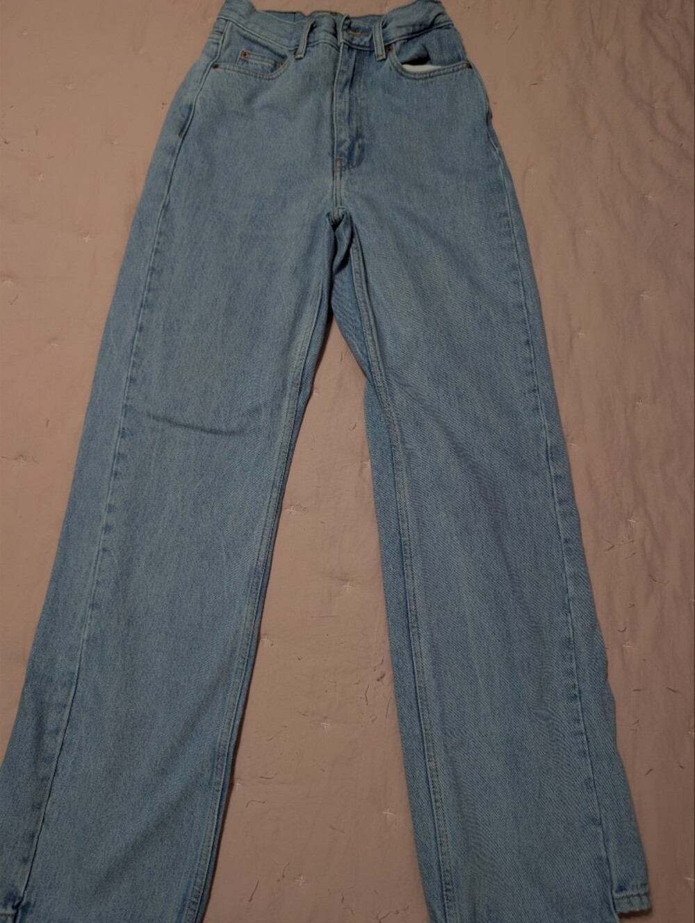 Dr. Denim Echo Spiral Cut Jeans - Stream Light Retro Blue (Size 26/32) High Rise